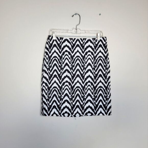 Banana Republic Zebra Print Pencil Skirt Office Career Workwear Corpcore Size 6 - Picture 1 of 7